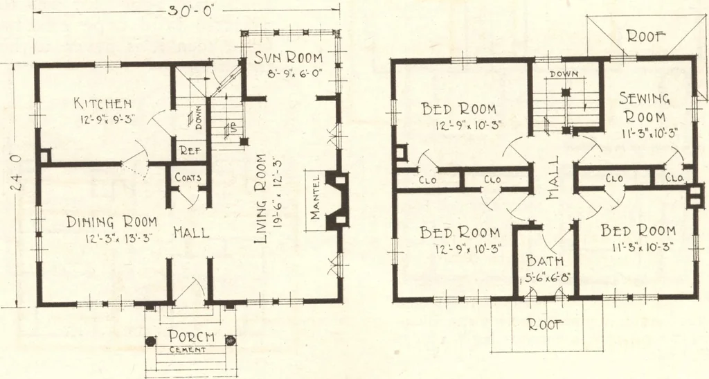 An illustration from Lewis homes: homes of character, 1922, leaf 29