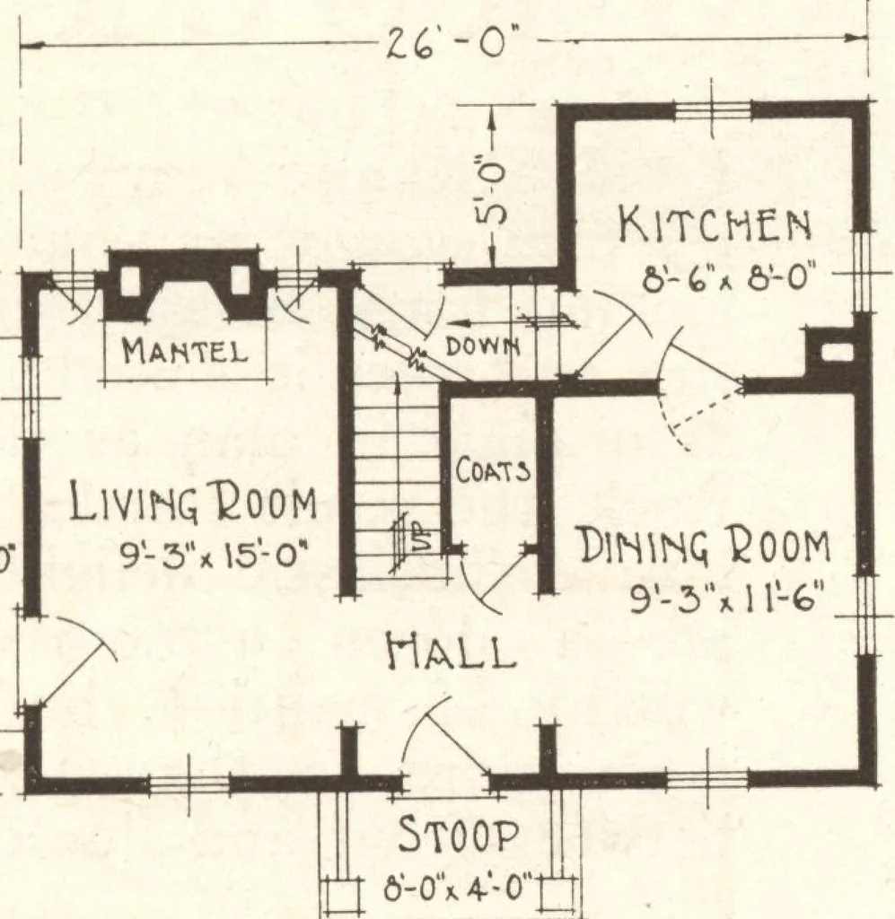 An illustration from Lewis homes: homes of character, 1922, leaf 30