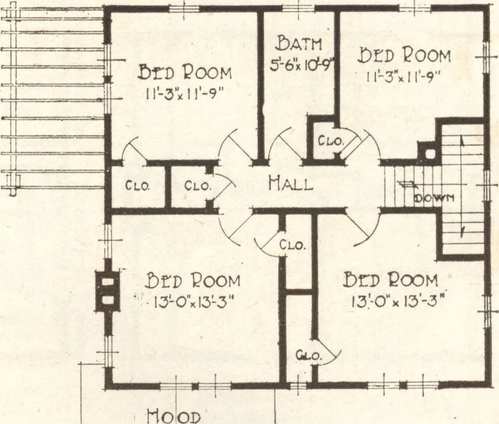 An illustration from Lewis homes: homes of character, 1922, leaf 32
