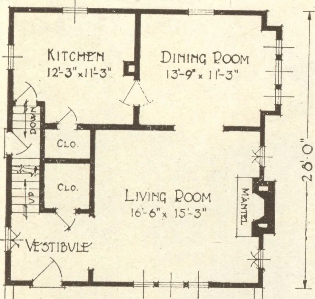 An illustration from Lewis homes: homes of character, 1922, leaf 36