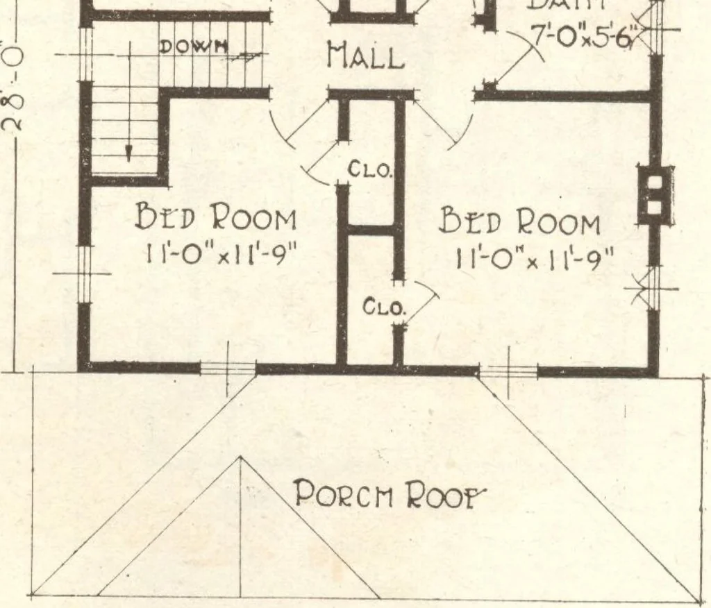 An illustration from Lewis homes: homes of character, 1922, leaf 36