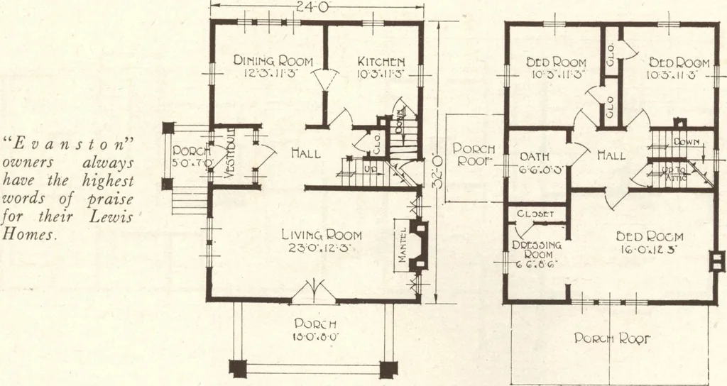 An illustration from Lewis homes: homes of character, 1922, leaf 38