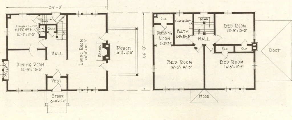 An illustration from Lewis homes: homes of character, 1922, leaf 40