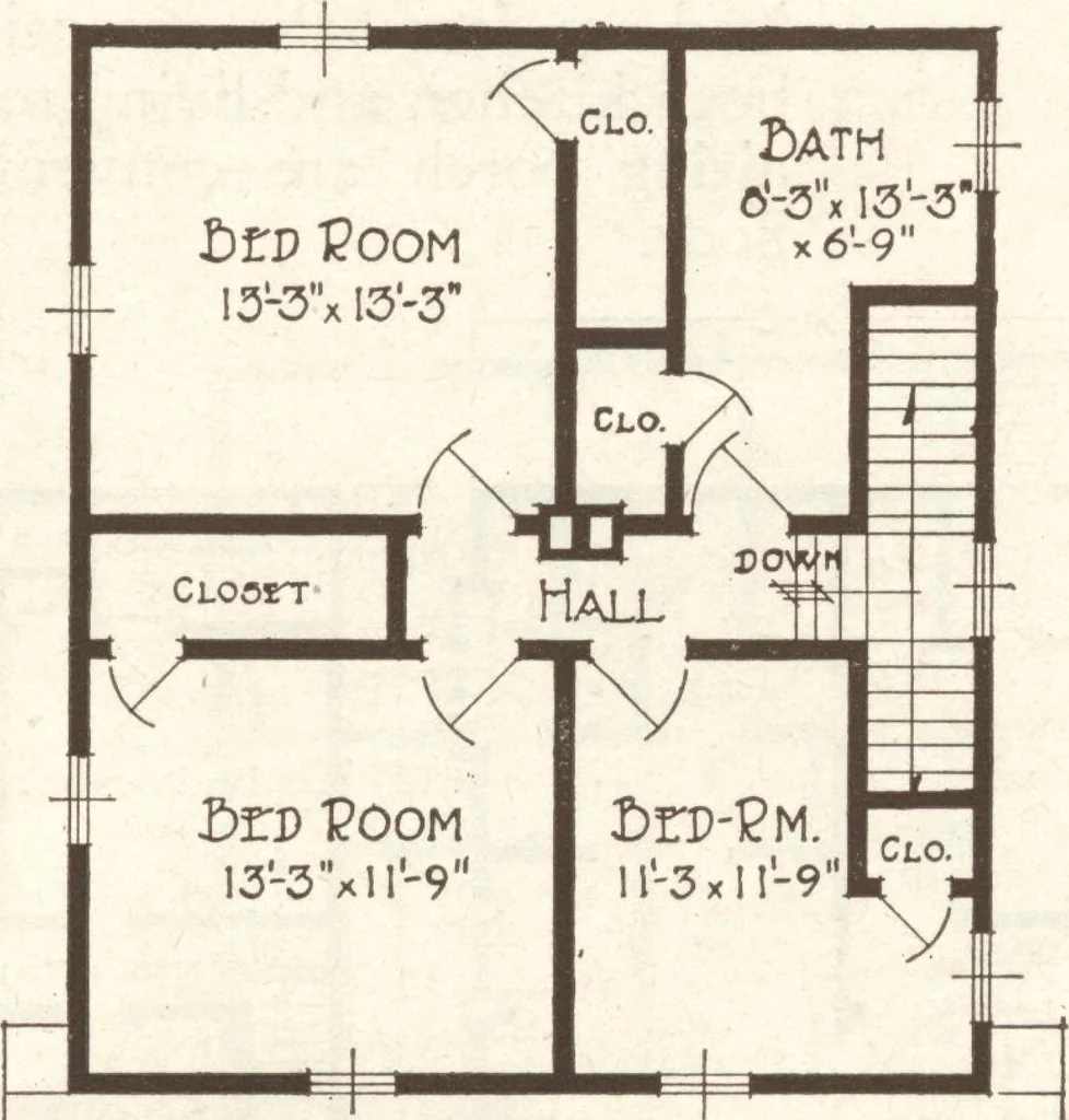 An illustration from Lewis homes: homes of character, 1922, leaf 46
