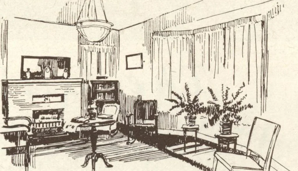 An illustration from Lewis homes: homes of character, 1922, leaf 50