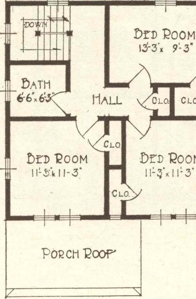 An illustration from Lewis homes: homes of character, 1922, leaf 51