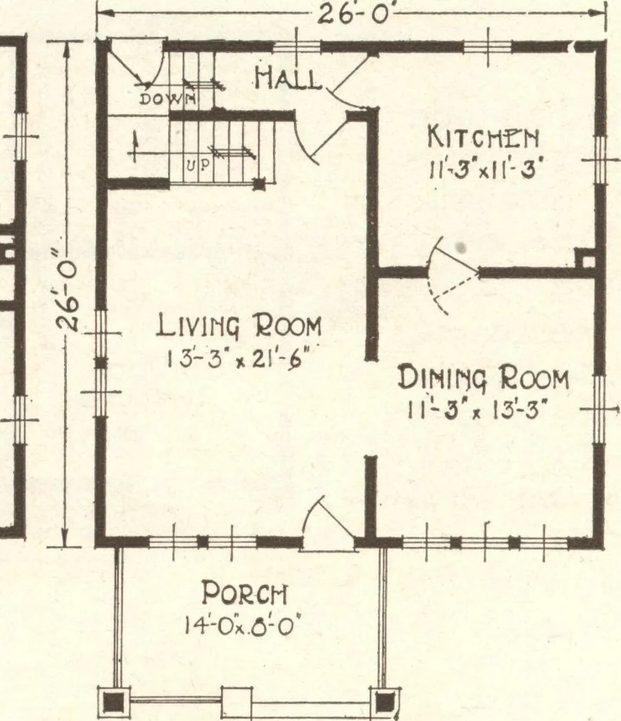 An illustration from Lewis homes: homes of character, 1922, leaf 51