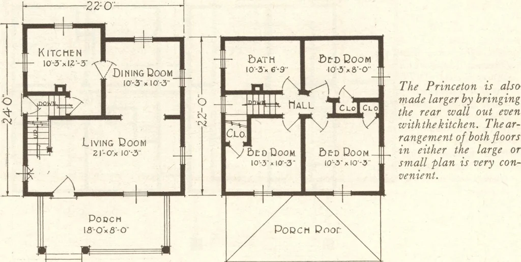 An illustration from Lewis homes: homes of character, 1922, leaf 53