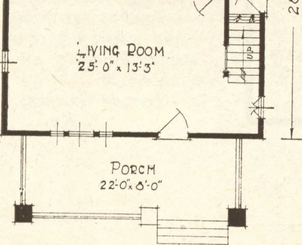 An illustration from Lewis homes: homes of character, 1922, leaf 56