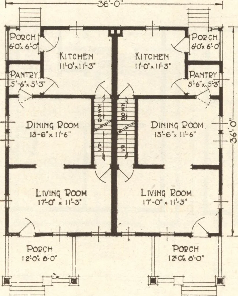 An illustration from Lewis homes: homes of character, 1922, leaf 59