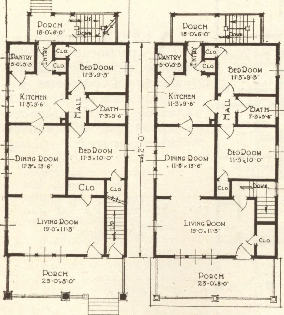 An illustration from Lewis homes: homes of character, 1922, leaf 60