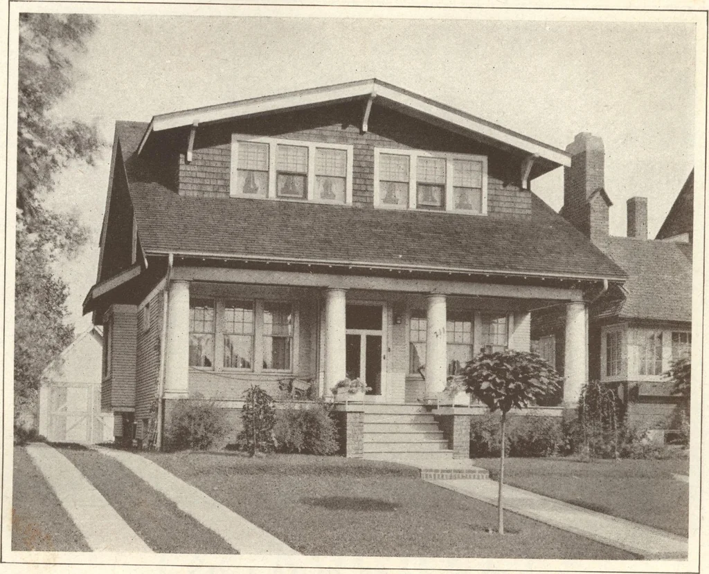 An illustration from Lewis homes: homes of character, 1922, leaf 63