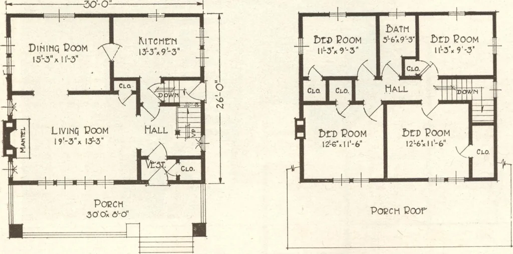 An illustration from Lewis homes: homes of character, 1922, leaf 66