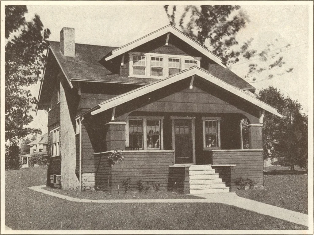 An illustration from Lewis homes: homes of character, 1922, leaf 70