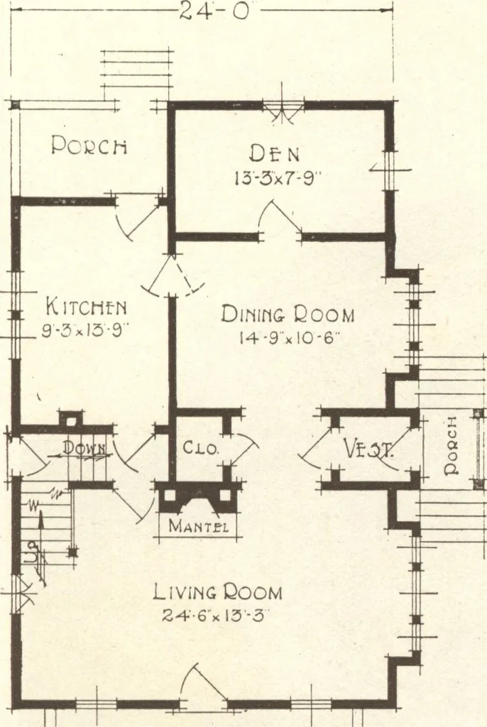 An illustration from Lewis homes: homes of character, 1922, leaf 76