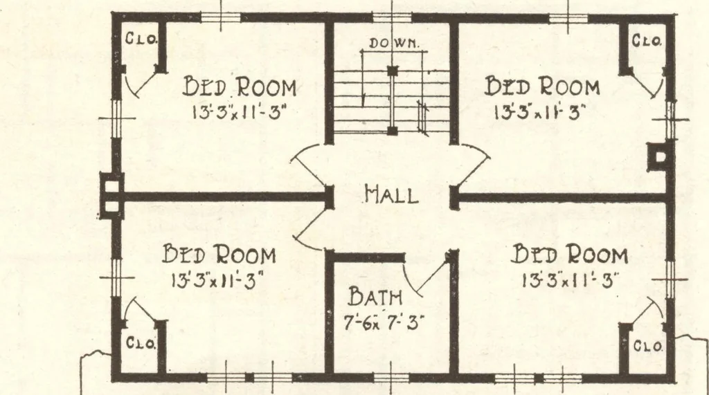 An illustration from Lewis homes: homes of character, 1922, leaf 80