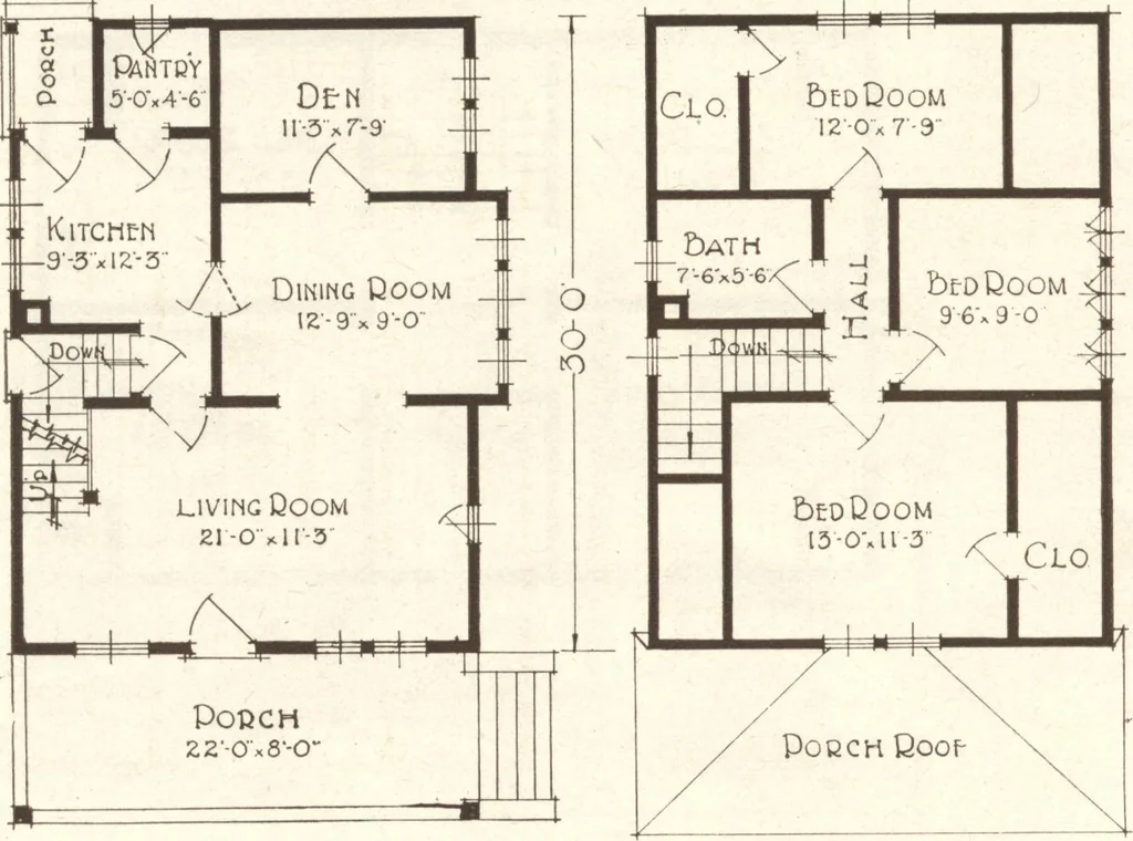 An illustration from Lewis homes: homes of character, 1922, leaf 81