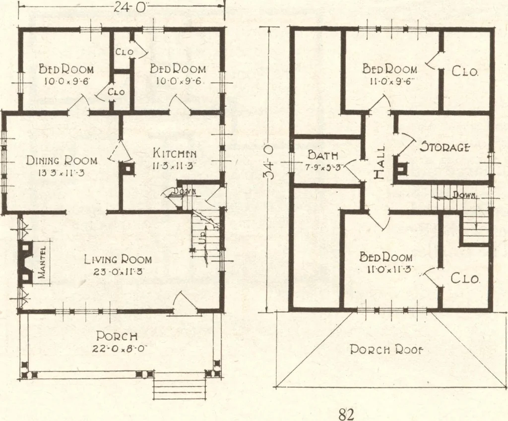 An illustration from Lewis homes: homes of character, 1922, leaf 85