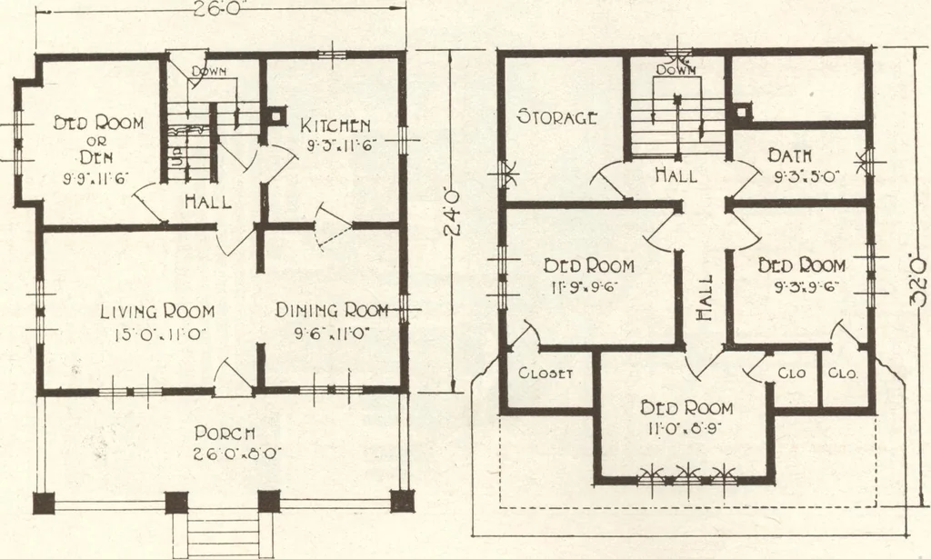 An illustration from Lewis homes: homes of character, 1922, leaf 86