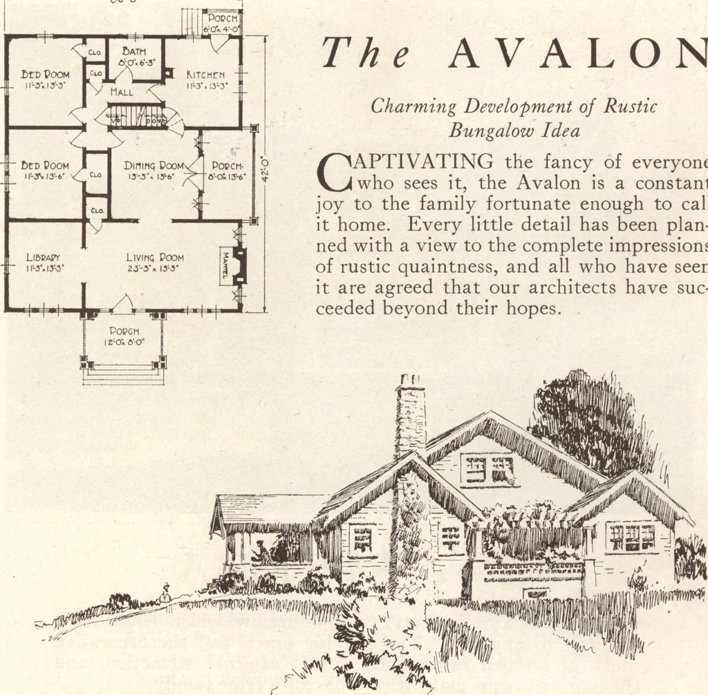 An illustration from Lewis homes: homes of character, 1922, leaf 88