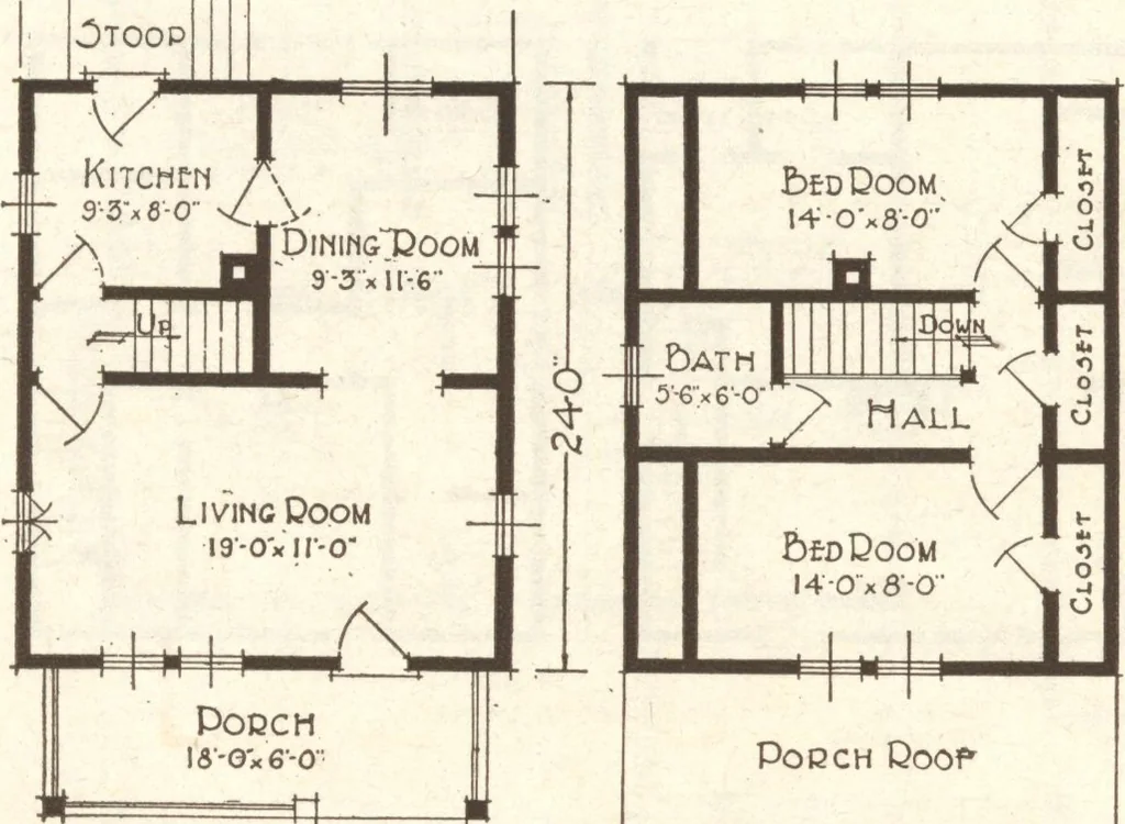 An illustration from Lewis homes: homes of character, 1922, leaf 91