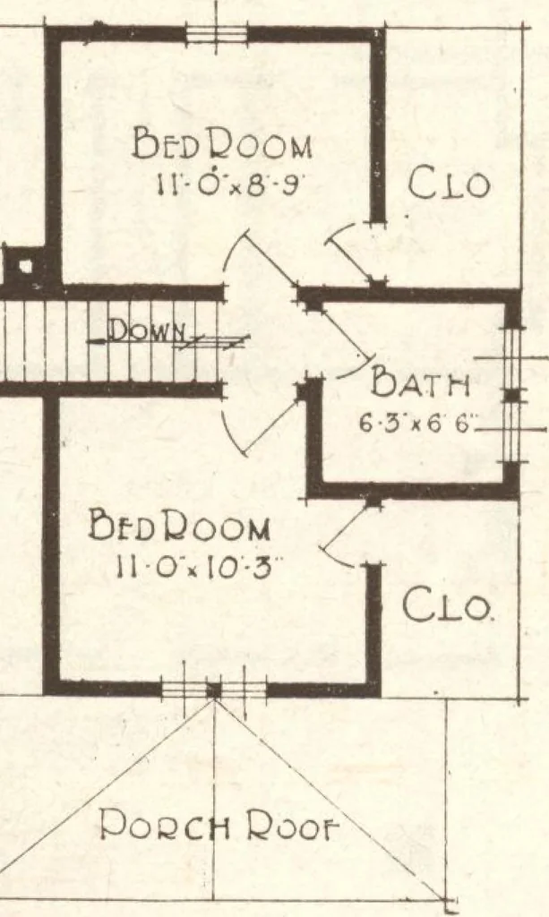 An illustration from Lewis homes: homes of character, 1922, leaf 92