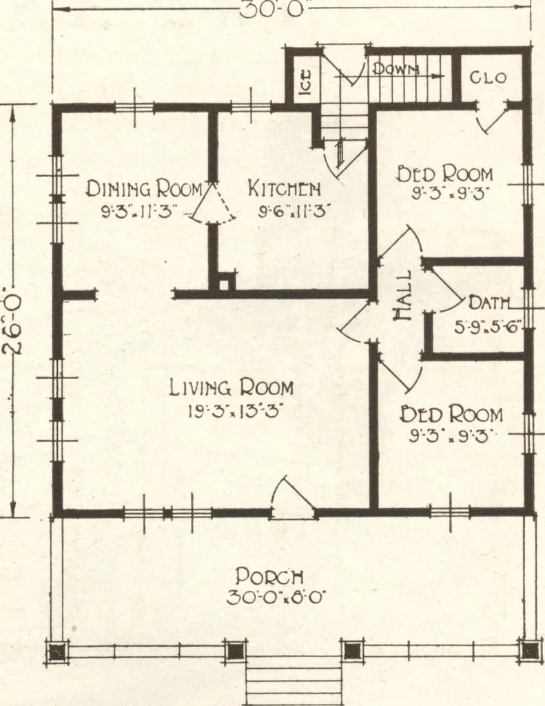 An illustration from Lewis homes: homes of character, 1922, leaf 94