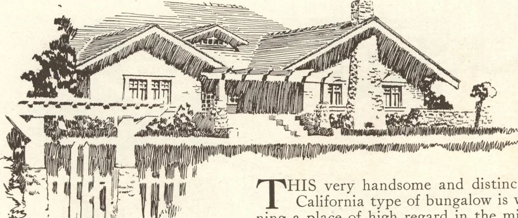 An illustration from Lewis homes: homes of character, 1922, leaf 97