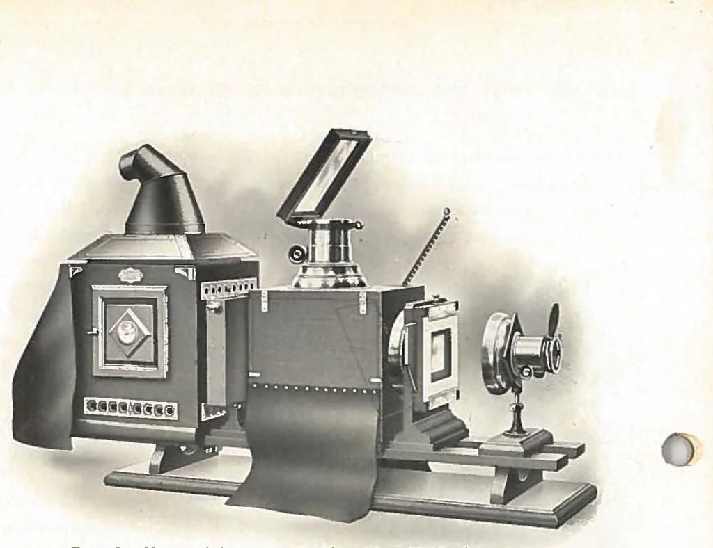 An illustration from Bericht über Liesegangs Universal-Projektions-Apparat, 1913, leaf 19