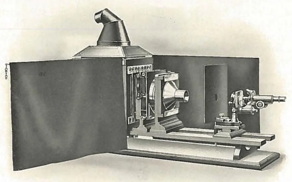An illustration from Bericht über Liesegangs Universal-Projektions-Apparat, 1913, leaf 28