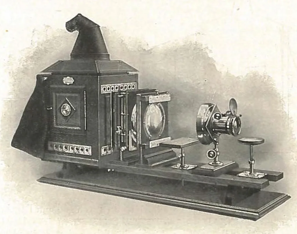 An illustration from Bericht über Liesegangs Universal-Projektions-Apparat, 1913, leaf 5