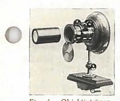 An illustration from Bericht über Liesegangs Universal-Projektions-Apparat, 1913, leaf 8