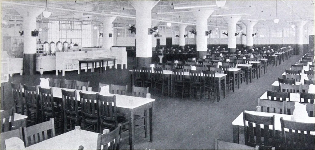 An illustration from Lighting Industrial Interiors, 1920, leaf 10