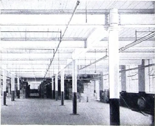 An illustration from Lighting Industrial Interiors, 1920, leaf 12