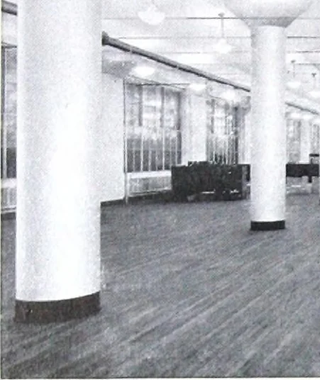 An illustration from Lighting Industrial Interiors, 1920, leaf 7