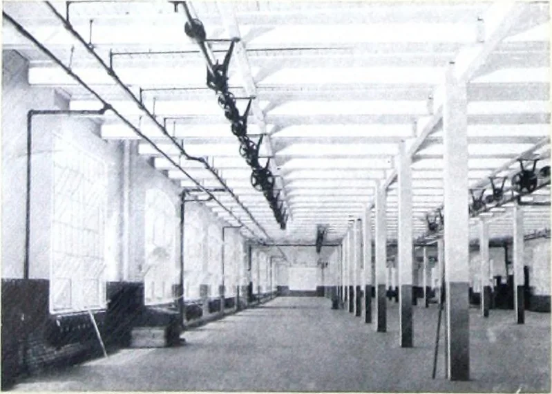 An illustration from Lighting Industrial Interiors, 1920, leaf 7