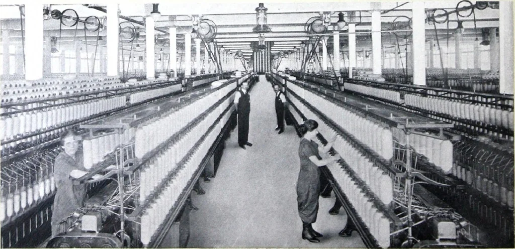 An illustration from Lighting Industrial Interiors, 1920, leaf 9