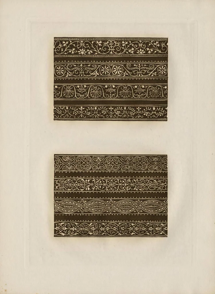An illustration from Livres a dentelles; No. 1, 1887, leaf 10