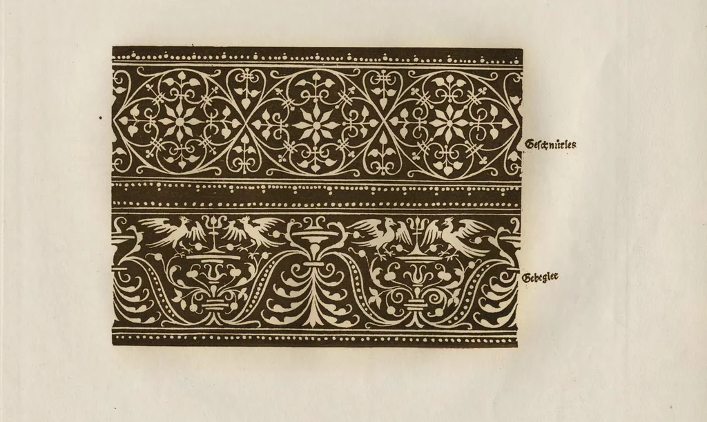 An illustration from Livres a dentelles; No. 1, 1887, leaf 12