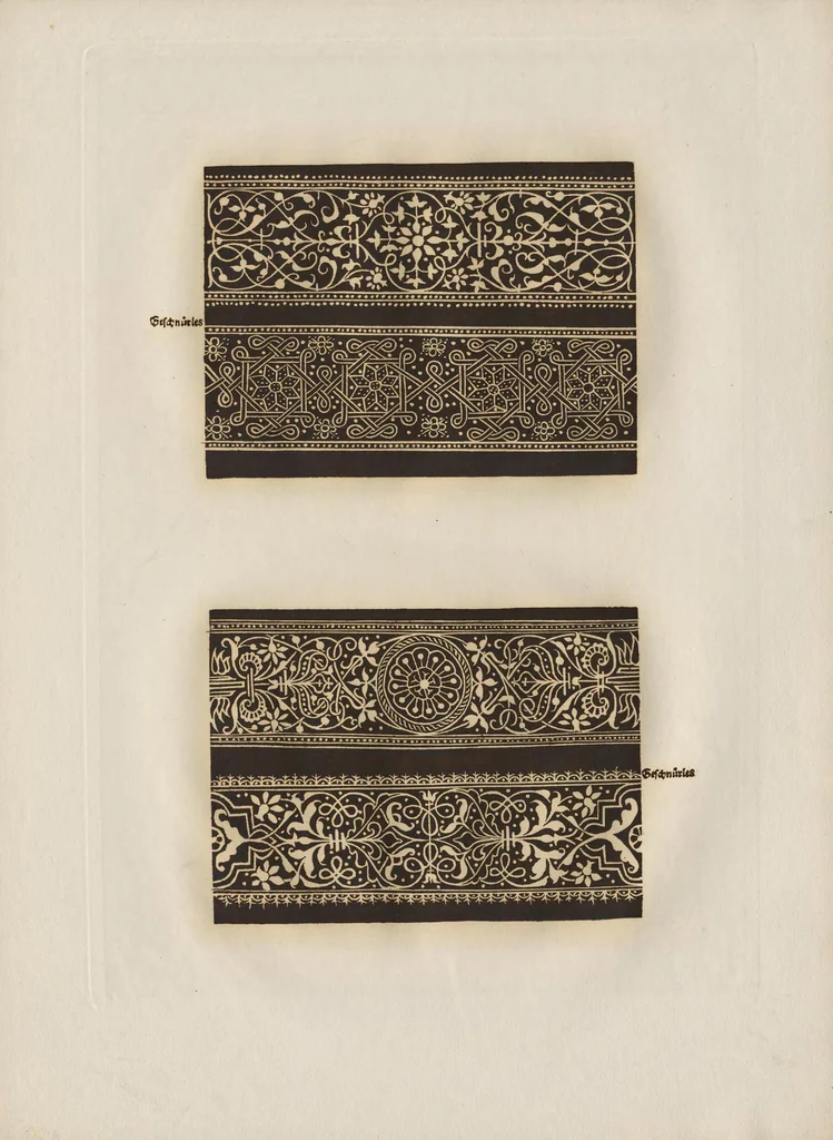 An illustration from Livres a dentelles; No. 1, 1887, leaf 16