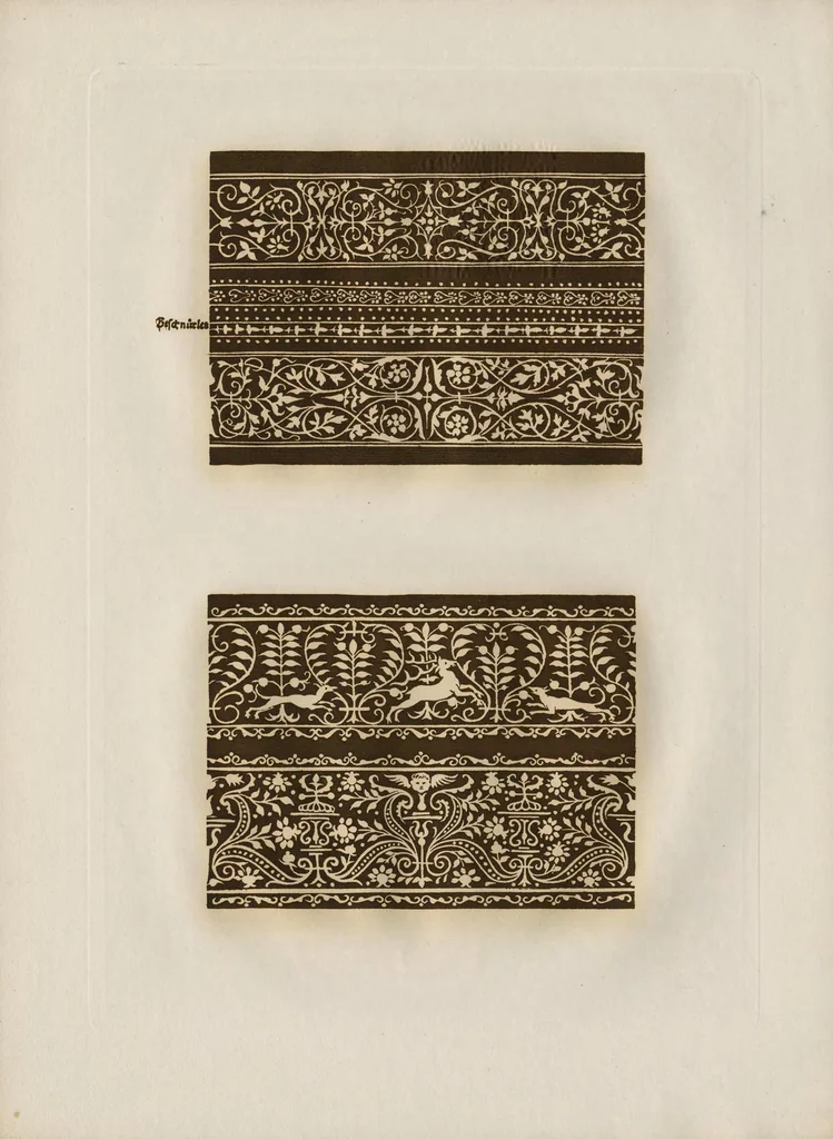 An illustration from Livres a dentelles; No. 1, 1887, leaf 20