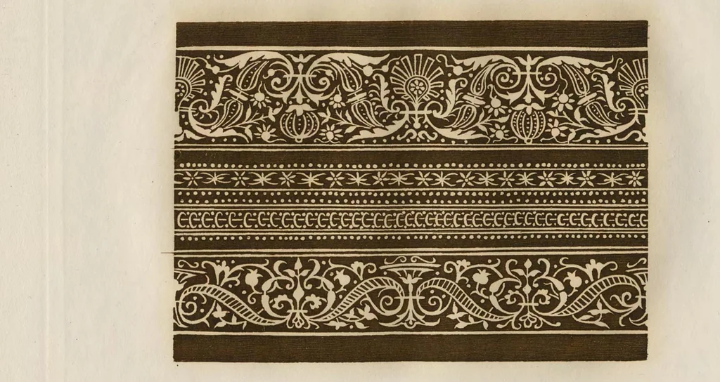 An illustration from Livres a dentelles; No. 1, 1887, leaf 26