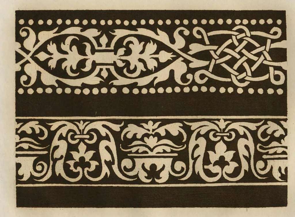 An illustration from Livres a dentelles; No. 1, 1887, leaf 30