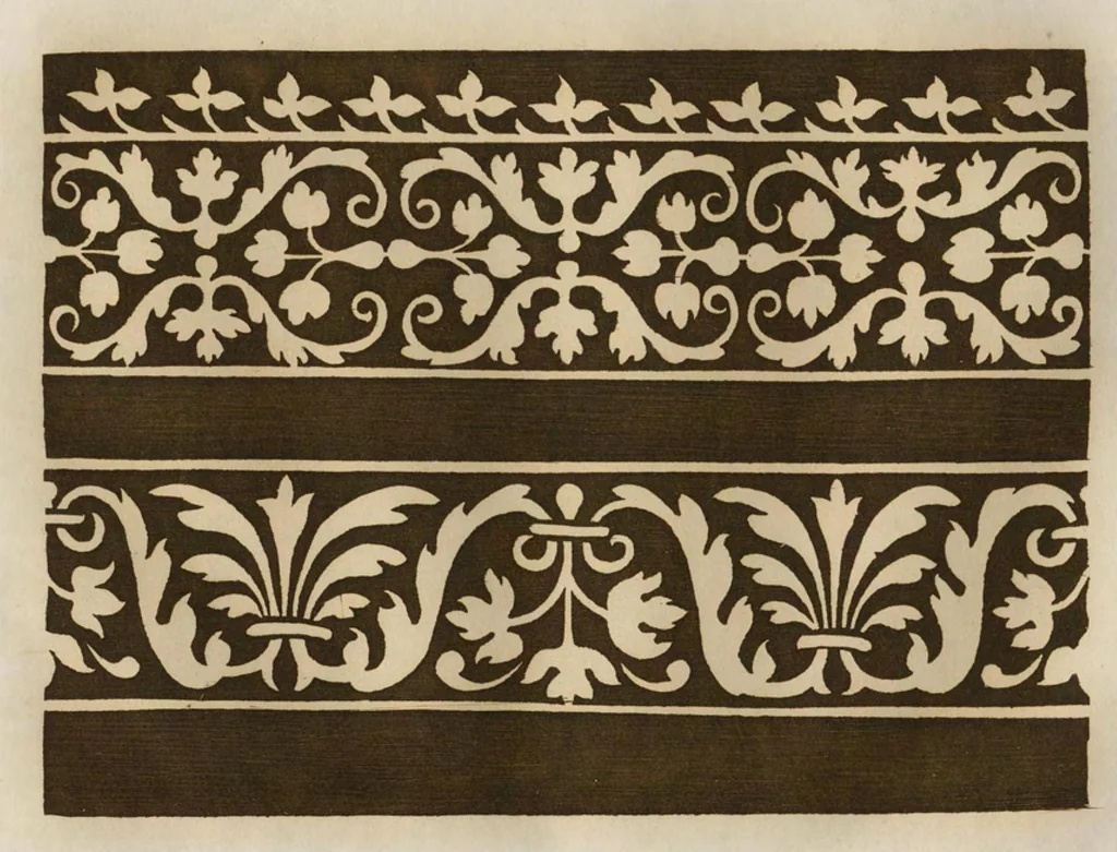 An illustration from Livres a dentelles; No. 1, 1887, leaf 32