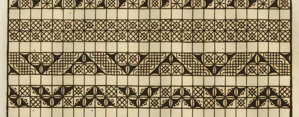 An illustration from Livres a dentelles; No. 2, 1887, leaf 16