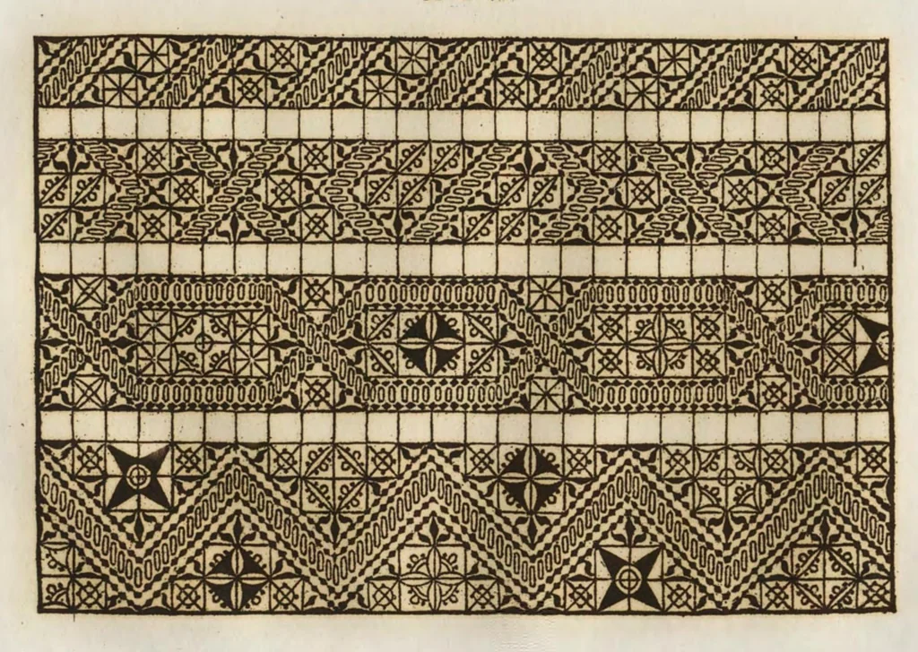 An illustration from Livres a dentelles; No. 2, 1887, leaf 26