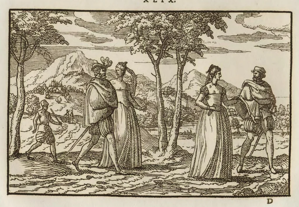 An illustration from Livres a dentelles; No. 3, 1887, leaf 10