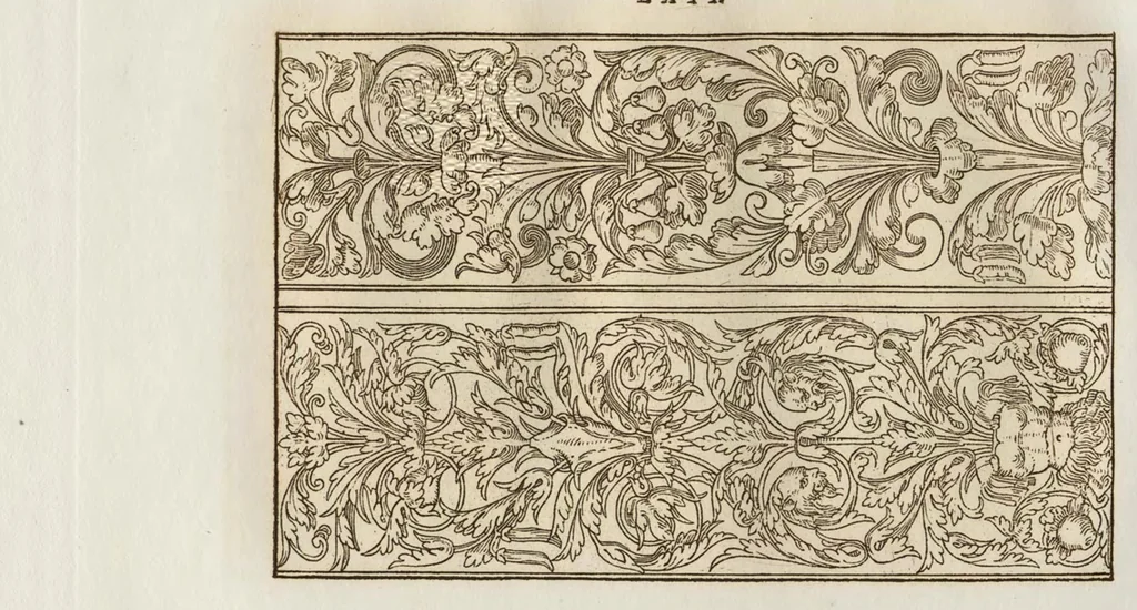 An illustration from Livres a dentelles; No. 3, 1887, leaf 24