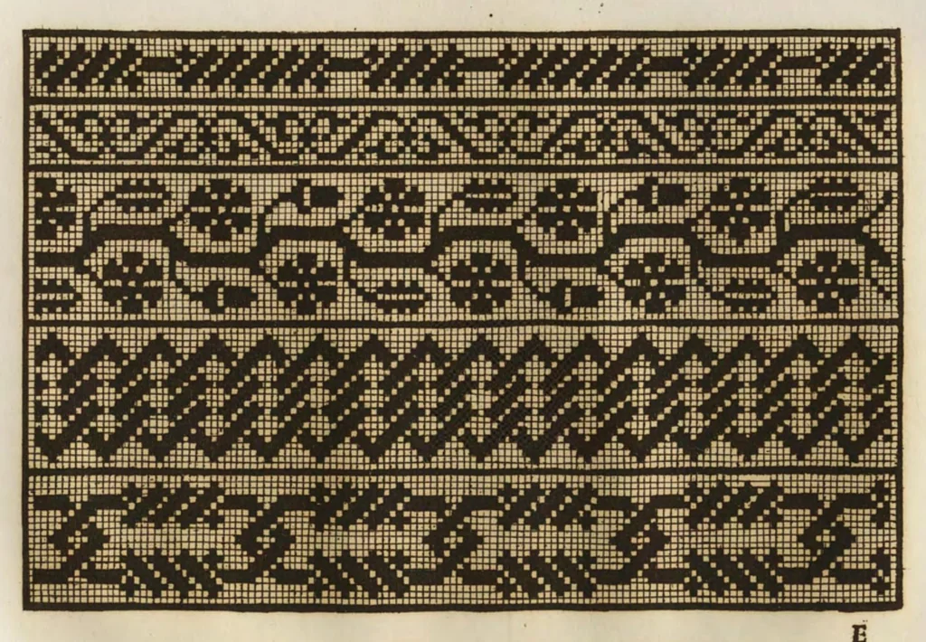 An illustration from Livres a dentelles; No. 3, 1887, leaf 26