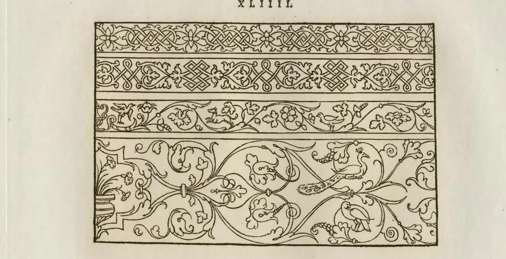 An illustration from Livres a dentelles; No. 3, 1887, leaf 6